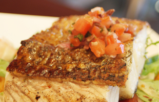 cajun fish with raita recipe