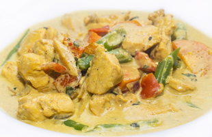 green chicken and vegetable curry recipe