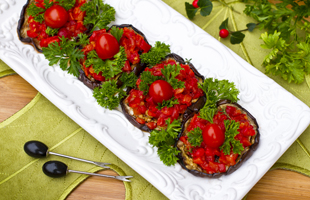 grilled eggplant with tomatoes and balsamic vinegar recipe