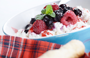 mixed berries and cottage cheese recipe