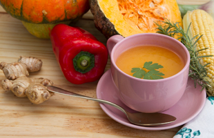 pumpkin and ginger soup recipe